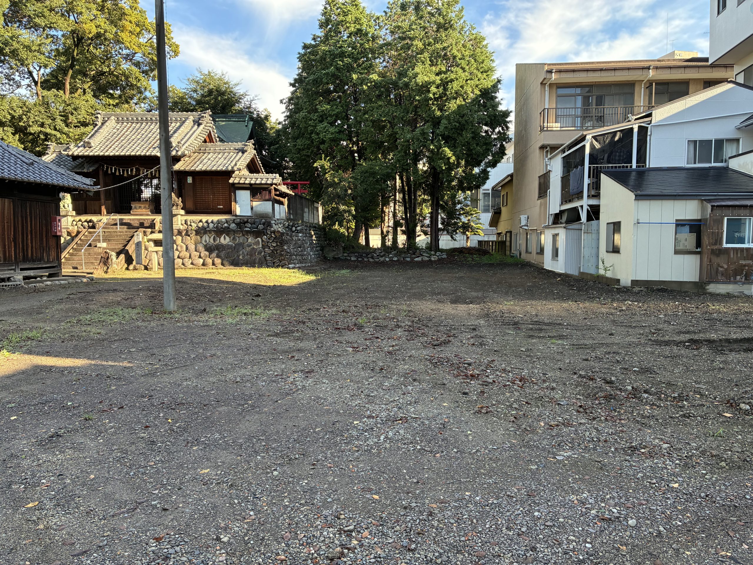 駐車場のアスファルト舗装工事